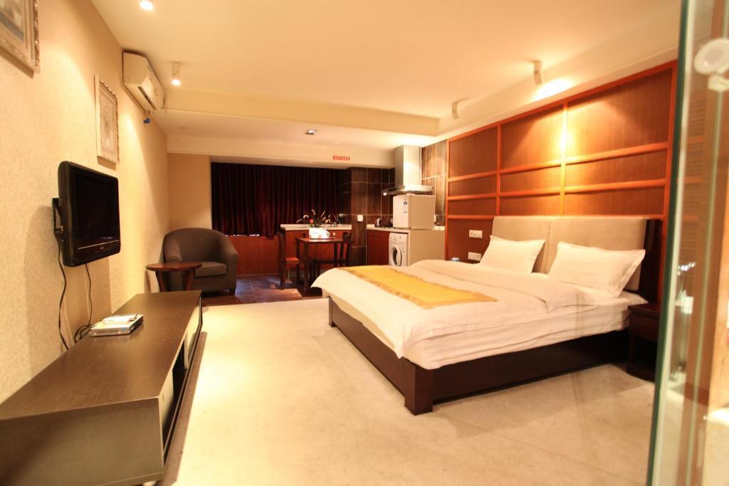 Chengdu Comma Apartment Hotel - Xinian Branch Szoba fotó